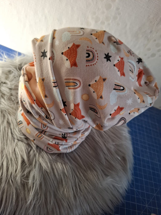🧣 Loop & Mützen Set Fuchs🧣