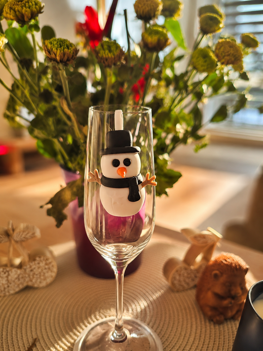 Glasanhänger Schneemann Frosty