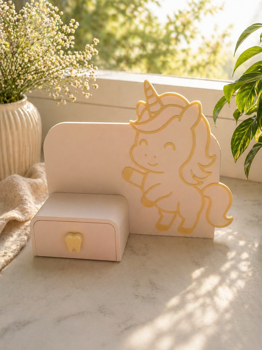 Milchzahn Dose '' Einhorn''